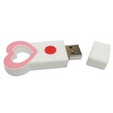 PVC Heart Shape Pen Drive Memory Stick USB Flash Drive