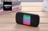 Fashion Modal Free Shipping Portable Bluetooth Wireless Speaker Subwoofers Support TF Card with Colorful LED Lights Beautiful