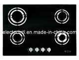 Gas Hob with 4 Burners and Auto Pulse Ignition, Stainless Steel Water Tray (GH-G714E)