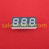 0.25 Inch 3 Digits 7 Segment LED Display