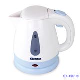 Ss-Dk019 1.2L Plastic Cordless Electrical Kettle with Hinge Lid