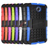 Kickstand Hybrid PC and Silicone Phone Cover for Motorola Nexus 6 Xt1103 Xt1100