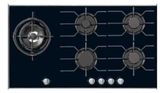 Newly Design 90cm Glass Panel 5 Burner Gas Stove (HB-59037)
