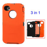 Triple Layer Hybrid Shockproof Combo Cover for iPhone5S