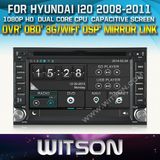 Witson Car DVD Player with GPS for Hyundai I20 (W2-D8900Y)