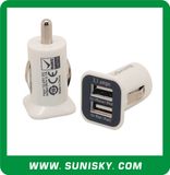 Car Charger with Dual USB Charger (SR675)