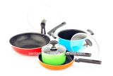 7-Piece Aluminum Non-Stick Cookware Set Eco-Friendly