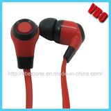 Stylish Flat Cable Earphone with Microphone From Earphone Factory China