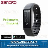 Incoming Call and Message Notification Vibrating Alarm BLE Pedometer