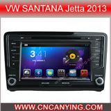 Car DVD Player for Pure Android 4.4 Car DVD Player with A9 CPU Capacitive Touch Screen GPS Bluetooth for VW Santana Jetta 2013 (AD-7696)