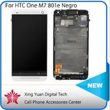 Touch Screen Digitizer LCD Display Screen Assembly with Bezel Frame for HTC One M7