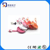 2015 Wholesale 1m Noodle Micro USB 2.0 Cable (LCCB-064)