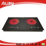 Kitchen Appliance 2 Burners Infrared Cooker for The Family Kitchen Sm-Dic09b-2