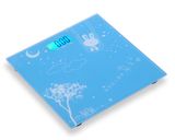 Blue Bathroom Scale Wth LCD Display