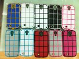 Telephone Accessories for Samsung I9500 S4 Phone Covertpu+PC Gridding