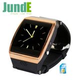 Fashion Smart Watch Mobile Phone with SIM Card Slot, HD Camera, Music Player, Pedometer