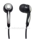 Black Cheap Factory Earphones for MP3/MP4 (HD-E025)