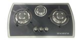 Newly Design Curve Tempered Glass 3 Burner Gas Stove