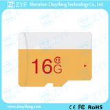 New Design White and Yellow 16GB Class 10 Micro SD Memory Card (ZYF6032)