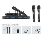 PRO Audio UHF Four Channels Wireless Microphone (AMC410)