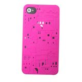 Cool: Embossment Stereo Protective Phone Case for iPhone4/4s (ROHS)