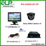 Mobile DVR System with Cameras and Moniotos