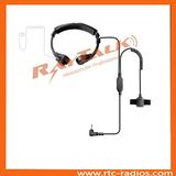 Bone Conduction Walkie Talkie Headset Throat Microphone for Motorola Cp040