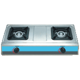 2-Burner Stainless Table Gas Stove (T-A2012) / Gas Cooker