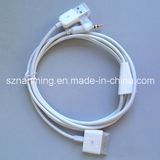 USB2.0 to 3.5mm Aux Audio Data Charging Cable