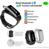 Newest Bluetooth Smart Bracelet with Earphone (K2)