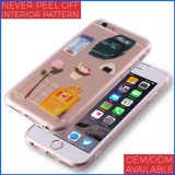 Clear Pattern Mobile Cell Phone Cover Phone Case