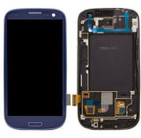 Mobile Phone Full Screen with a Frame Blue for Samsung I747/T999