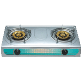 2-Burner Stainless Table Gas Stove (T-A2009) 