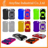 New Fashion PC+Siicon Robot 2 in 1 Kickstand Mobile Phone Case