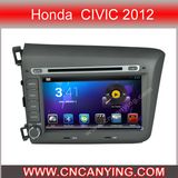 Car DVD Player for Pure Android 4.4 Car DVD Player with A9 CPU Capacitive Touch Screen GPS Bluetooth for Honda Civic 2012 (AD-8201)