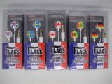 Clear TV Flag Earphone