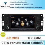 2 DIN Car DVD Player for Chrysler 300c / Dodge RAM/ Jeep Grand Cherokee with Built-in GPS A8 Chipset RDS Bt 3G/WiFi DSP Radio 20 Dics Momery (TID-C202)