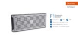 F1 2015 Fashion High Quality Portable Bluetooth Speaker