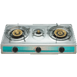 3 Burner Stainless Table Gas Stove (T-A3010) 