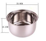 4L Electric Rice Cooker Stainless Steel Non-Stick Pot, Three Layer Thickened Outer Bottom, 23.8*13 Cm