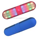 Professional Mini Portable Pill Bluetooth Loudspeaker with LED Light (BT808L)