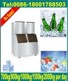 Commercial Cube Ice Maker Water Flowing Industry Ice Machine