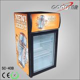 Silent Beverage Cabinet Refrigerator with Removable Shelves (SC-40B)