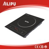 A Grade Black Crystal Plate Induction Cooker with Touch Control