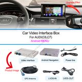 Android Navigation System for 2010-2015Audi A6l/S6/A8l/Q7/A4l/A5/Q5/Q3/A1 Support Multi-Language