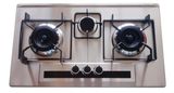 0.7mm Stainless Steel 3 Burner Gas Cooktop
