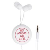 Retractable Colorful Stereo MP3 Earphone for iPhone