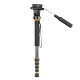 Q188c Carbon Fiber Camera Monopod, with 28mm Diameter and Damping Handle Hand