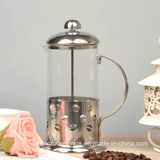 Beautiful High Heat-Resistant Borosilicate Glass French Press Coffee Maker