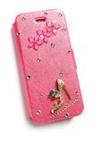 Pink Alloy Ladies for iPhone Decoration